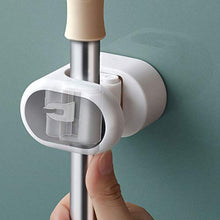 WMSD Porta Scopa a Muro Porta Scopa a Muro Portaoggetti per Uso Domestico Appendiabiti per Scopa Appendiabiti per mop Cucina Bagno Organizer