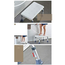 LYP Sedia Comoda per Anziani Bagno Regolabile Sgabello per Doccia Bambino Bagno Step Stool Telescopico Foot Chair