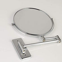 Bradoner Specchio Bagno Specchio In Rame Pieghevole Specchio Di Bellezza Personalità Anteriore E Posteriore A 360 Gradi Rotante Parete Appeso Specchio Di Ingrandimento Specchio D'argento Casa Bellezza