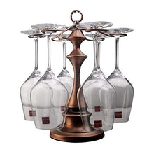 1yess Wine Rack, Wine Rack Domestica Semplice Capovolto Vetro Decanter Red Cup Una Decorazione Holder Creativo 29,5 X 25 cm, Wine Rack Posto scaffale for Vino