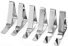 HCYY Clip per tovaglia Clip da 6 Pezzi Clip per tovaglia in Acciaio Inossidabile Clip per Copertura in Tessuto Clip per tovaglia