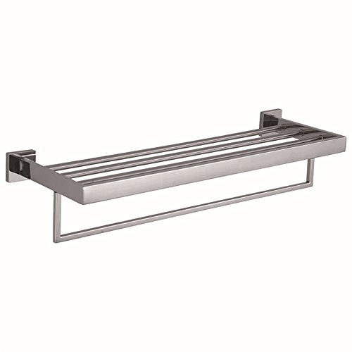 MBYW Portasciugamani Moderno Minimalista Portasciugamani Elegante per Il Bagno di Moda Portasciugamani Porta Asciugamani in Acciaio Inox 304 con portasciugamani Pieghevole