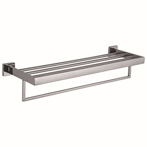 MBYW Portasciugamani Moderno Minimalista Portasciugamani Elegante per Il Bagno di Moda Portasciugamani Porta Asciugamani in Acciaio Inox 304 con portasciugamani Pieghevole