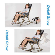 Sywlwxkq Sedia Relax da Ufficio con Balcone Sedia a Dondolo da Giardino per Esterni per Adulti Relax Comfort | Sedia Sdraio Pieghevole Sdraio Sdraio reclinabile con Cuscini per Patio verand