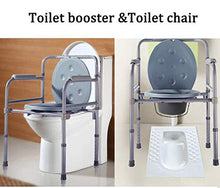 Z-SEAT Comodino Sedia Comodino Comodino con Altezza Regolabile per Adulti, sopra Toilette e Comodino Comodino, Viene Fornito con Paraspruzzi/Secchio/Coperchio