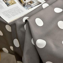 WSJIABIN Tovaglia Decorativa per la casa Tovaglia nordica Semplice Moderna Tessuto in Cotone Lino Piccoli Punti freschi Impermeabile tovaglia da tè tovaglia Grigia
