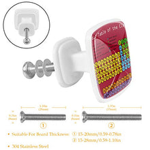Tavola periodica 4 PCS Pomelli per Porta, Pomolo per Mobile, Pomelli per Mobili con Viti, Maniglia per Armadietto, Pomelli per Porta, Pomelli per Cassetti per Porta, Armadio, Cassetto e Credenza