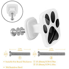 Stampa di palme 4 PCS Pomelli per Porta, Pomolo per Mobile, Pomelli per Mobili con Viti, Maniglia per Armadietto, Pomelli per Porta, Pomelli per Cassetti per Porta, Armadio, Cassetto e Credenza