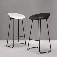 SHIJING Sgabelli Cucina Moderni Sgabelli da Bar in Ferro battuto Nordico | per Counter Cafe Kitchen Breakfast Pub | Sgabello da Bar Creativo Semplice per Il Tempo Libero | Carico Massimo 200 kg