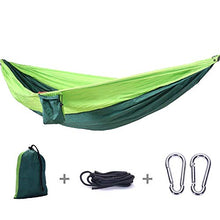LHAHGLY Hammock Portable Hammock Doppia Persona Campeggio Survival Garden Swing Swing Sedia a Sospensione Sedia da Viaggio Travel Cowiture Paracadute Hammocks con Il Trasporto hamac avec Support