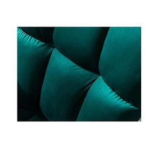 HongTeng-Sedie a Dondolo Terrazza Sedia a Dondolo Divano Velvet Soggiorno Camera da Letto Sdraio Sedia Lazy Divano, Verde Scuro, 75x55x82cm