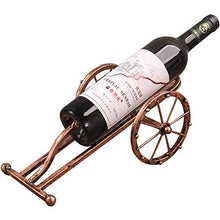 LKDF Portabottiglie Creativo, Portabottiglie in Ferro per Bottiglia Singola A Forma di Triciclo Artigianato Ornamenti Medievali Ottimo per La Cucina di Casa Arredamento Cantina,Bronzo