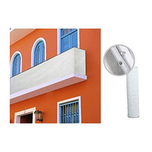 QAF Frangivista e Telo frangivento per balconi Paravento per Balcone 95% paravento con Rete ombreggiante per ringhiera da Giardino per Balcone Esterno QAF210311(Color:White,Size:75x 400cm)
