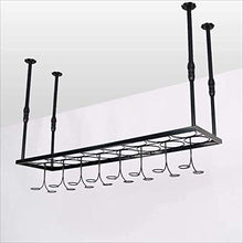 FYHH-JZHY Portabottiglie da Vino da Appendere Portabicchieri da Vino Rosso Portabicchieri Capovolto Portabottiglie da Soffitto Creativo per Bar A Casa, 100Cm, 100Cm