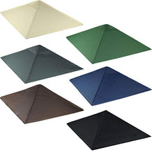 freigarten.de Tetto di ricambio per gazebo, 3 x 3 m, sabbia anticata, impermeabile, materiale: Panama PCV Soft 370 g/m², extra forte, modello 3 (beige)