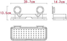 AINIYF Bagno Bagno Doccia Mensola Organizzatore Muro Recinzione Foro di Scarico plastica Ambientale Cellulare Slot Agganciare Nail-Free Foratura No Trace Incollare 2 Modelli 1 Layer (Dimensioni: 2#)