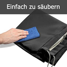 HENGMEI Copertura per Ombrellone Protettiva per Ombrelloni Impermeabile Anti-UV con Cerniera pour Ombrellone Ø 300 cm Fino a 350 cm, Antracite