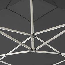 Tidyard Gazebo Professionale Pieghevole in Alluminio 3x3 m Antracite，Caratterizzato da Design Pieghevole