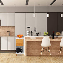 Relaxdays Mobiletto con Anta, Mobile per Soggiorno, Armadietto in Stile Scandivano, MDF e Bambù, HLP 71x32x30 cm, Bianco
