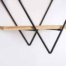 LYM &ripiano di stoccaggio Scaffale di stoccaggio, scaffale della Camera da Letto del Ferro da Stiro unità della mensola di Legno fissata al Muro di Arte Scaffale di Finitura