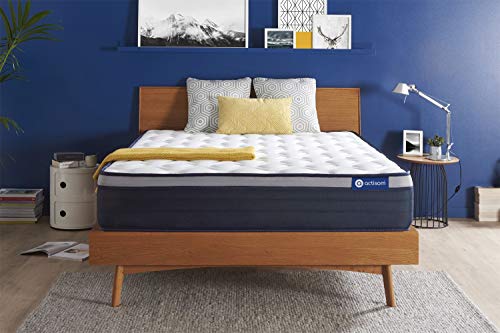 Materasso Actiflex max 120x210cm, Spessore : 26 cm, Molle insacchettate e memory foam, Rigido, 7 zone di comfort