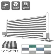 Summer supplies Recinzione Copertura per Balcone Protezione della Privacy Schermo in HDPE Senza Viti Permeabile per Estate ed Inverno,con 4 * 1,5m di Corda,Grigio Chiaro