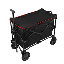 KTYX Pieghevole del Carrello, Carrello di Trasporto, Pieghevole Trolley Portatile, Nero