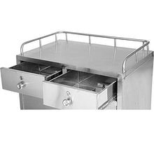 Gabinetto Medico di Anestesia dell'Acciaio Inossidabile, Carrello di Rotolamento, Carrello di Emergenza della Mano della Chirurgia della Clinica Dentale Dell'attrezzatura Medica, Veicoli dello