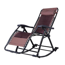 Sywlwxkq Sedia Relax da Ufficio con Balcone Sedia da Giardino reclinabile Sedia a Dondolo | Zero Gravity Locking Sedia reclinabile Soggiorno Giardino Prato | Sedia a Sdraio da Esterno piegh