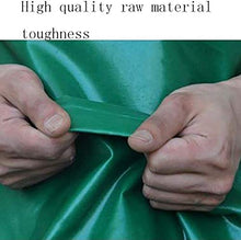XWZH Telone Impermeabile PVC Teloni Heavy Duty Impermeabile for Camping Car Pool Ombra Campers Prato Coperto Fish Pond incatramata Tela (Color : Green, Size : 6x6m)