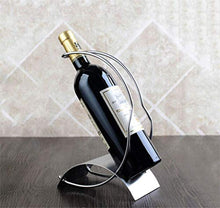 COLiJOL Portabottiglie per Vino in Acciaio Inossidabile Portabottiglie per Vino Singolo Portabottiglie per Vino da Appoggio Espositori per Espositori Decorazione Di Moda