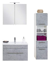 Set di mobili da bagno SANTINI 75 (3 pezzi) grigio cemento
