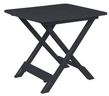 Spetebo Tavolo pieghevole Tevere, 80 x 72 x 70 cm, ideale come tavolino da giardino o da campeggio, colore: antracite