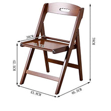 Chair QL sedie richiudibili Sedia Pieghevole in Legno, Poltrona in bambù, Sedia da Pranzo in Legno Massello con Schienale Nordico, Sedia Portatile da Ufficio Sedie Pieghevoli