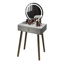 ZRN Modern Simplicity Toeletta con cassetto Specchio Regolabile Mobili per Camera da Letto Trucco Cosmetics Dresser, White