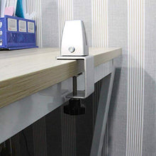 MIAOLEIE PARTETION-Clip Fisso Desktop Regolabile Regolabile in Alluminio Resistente Home 2Pcs in Lega A Schermo Clip con Clip A Schermo Desktop A Resistenza all'Usura Fissa