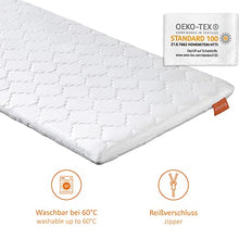 sleepling 193965 Topper coprimaterasso, Schiuma viscoelastica Effetto Memory, 160 x 200 x 6 cm, Bianco