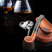 Tabacco da pipa in legno classico smontabile tabacco da pipa regalo di giorno di padri tabacco da pipa, fatto a mano