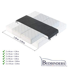 Bedbinder Deluxe - Ponte d'Amore per materassi universali, collega Due materassi per Una Grande Superficie di appoggio e finisce Lo Scivolamento.