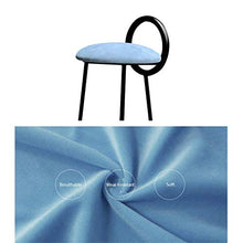 YS Sedia Sgabello da Bar Sedile da Bar, Moda Nordica con Schienale Cucina da Ristorante Cucina con Cornice in Ferro Alto,un,65 cm (25,5 Pollici)