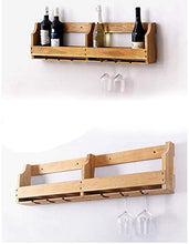 Portabottiglie per vino rosso, creativo, retrò, in legno massiccio, da parete, per ristorante, vino, bar