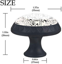 Doodles Animali Gatti e Cani Pomelli per Porta Set di 4 Pomelli per Mobili Manopole per Cassetti Cucina Armadio Vetro