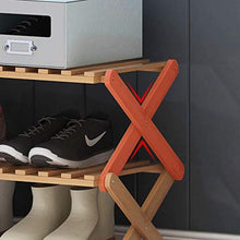 XWZH Cabinet Scarpe da Polvere Scarpe da Scarpe da Scarpe da Scarpe da Scarpe da Scarpe da 5 Livelli Naturali per Armadio;Organizzatore di Scarpe Durevole/Risparmio Spaziale/Eco-Friendly/Memorizzator
