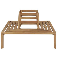 vidaXL Legno Massello d'Acacia Panca 140x140x86 cm Quadrata Banco Panchina