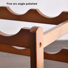 ZHAORU Portabottiglie in Legno massello, Supporto per Organizer per Bar, Ripiani per Bottiglie di Champagne, Perfetti per la casa e la Cucina