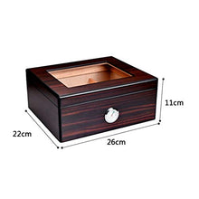 Humidor Humidor per Sigari in Legno Massello Scatola per Sigari in Legno di Cedro Naturale Professionale umidità Costante E Idratante Rifiuta Gli Insetti Melanzane Possono Contenere 50