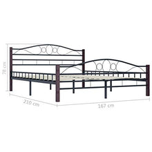 SKM Giroletto Nero in Metallo 160x200 cm (22.59kg)