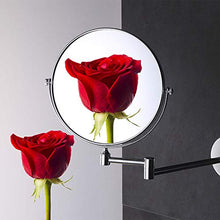 WM Rame Rotondo Doppio Lato Pieghevole Bagno Specchio Trucco Specchio Ingrandimento Metallo Hotel Specchio Specchio - 12.11