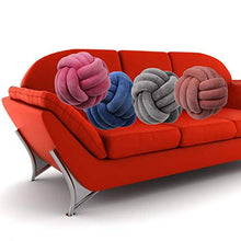 Gertok Cuscini Decorativi Bambini Cuscino Annodato Cuscino Soffice Cuscino Morbido Cuscino di Velluto Cuscino Decorativo per Camera da Letto Light Orange,27cm/10.63inh