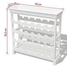 Tidyard Cantinetta Portabottiglie Vino Abreu Bianca,Mobile Porta Bottiglie Vino Bianco Moderno,Porta Bottiglie Vino Bianco Moderno,Porta Vino Bianco Modeno 70x22,5x70,5 cm